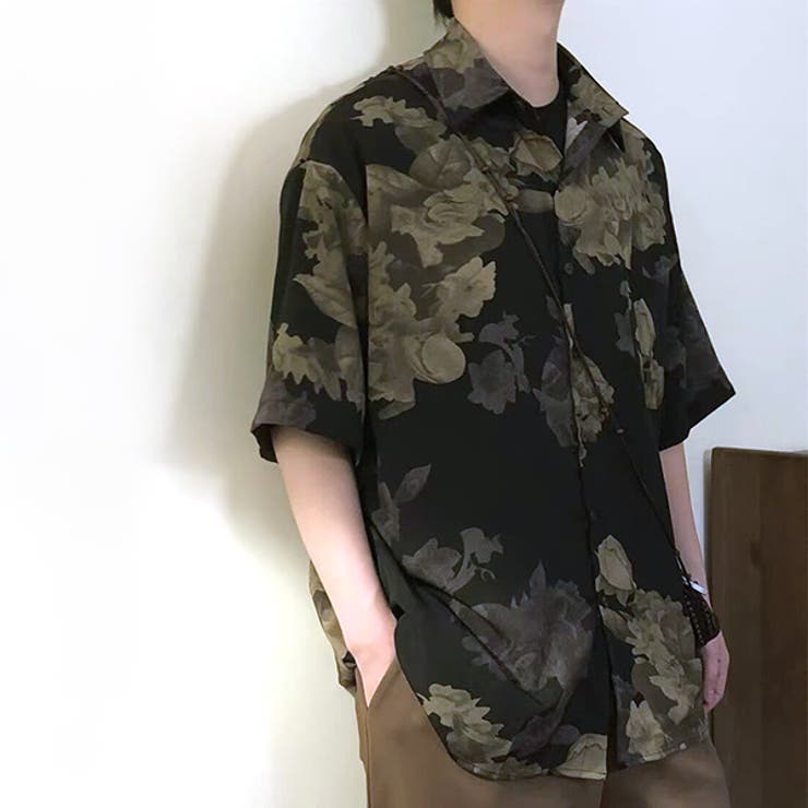 柄シャツ 花柄 フラワー | Decorative  | 詳細画像6 
