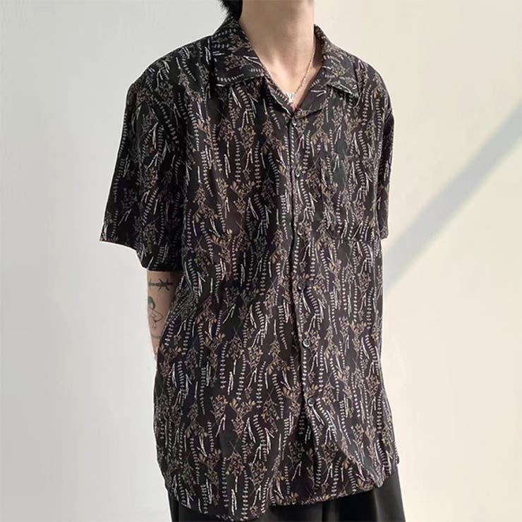 柄シャツ リーフ柄 リーフ | Decorative  | 詳細画像1 