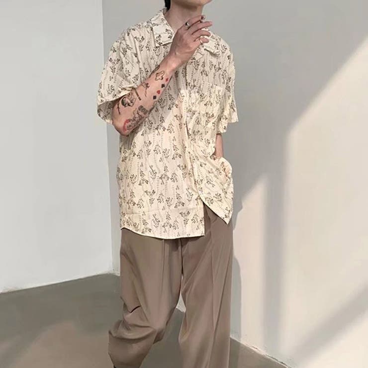 柄シャツ リーフ柄 リーフ | Decorative  | 詳細画像6 