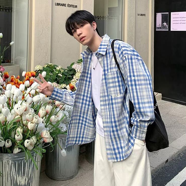 柄シャツ チェック柄 チェックシャツ | Decorative  | 詳細画像3 