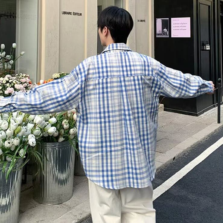 柄シャツ チェック柄 チェックシャツ | Decorative  | 詳細画像4 