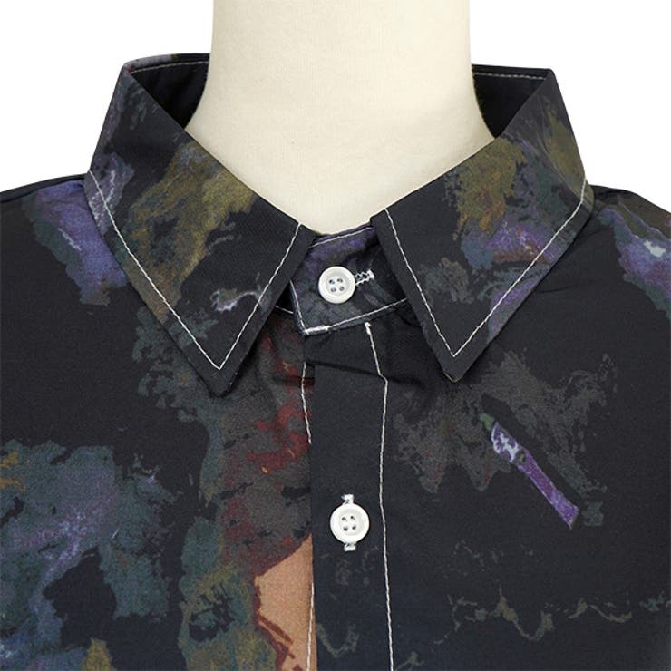 柄シャツ マーブル柄 大理石柄 | Decorative  | 詳細画像5 