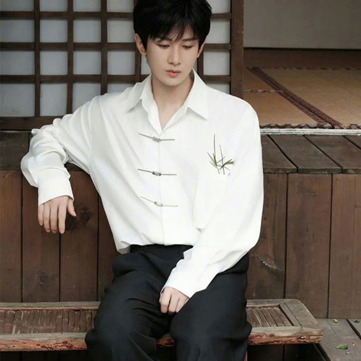 柄シャツ 刺繍 竹 | Decorative  | 詳細画像5 