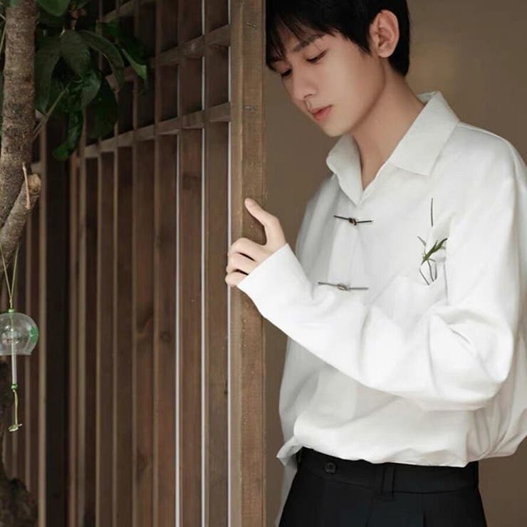 柄シャツ 刺繍 竹 | Decorative  | 詳細画像6 