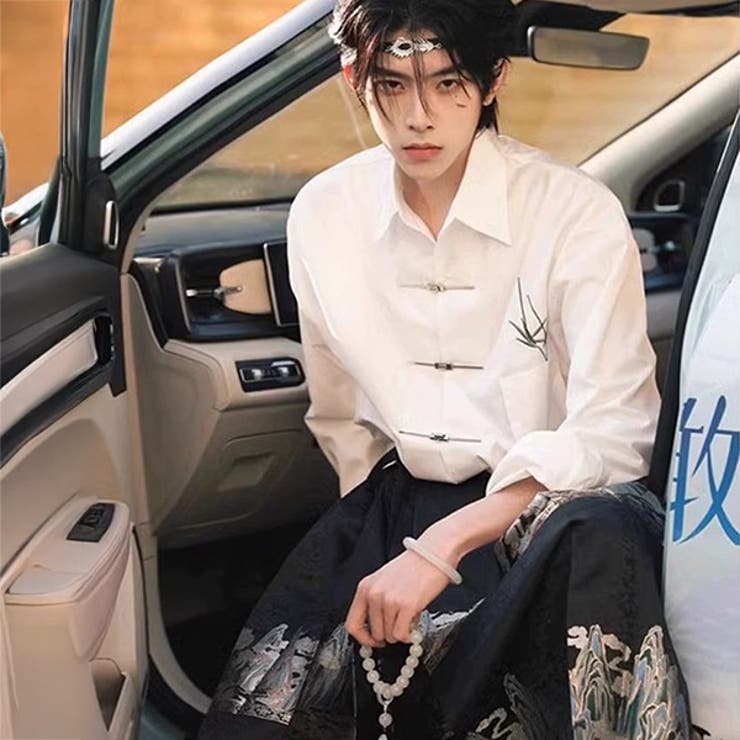 柄シャツ 刺繍 竹 | Decorative  | 詳細画像8 