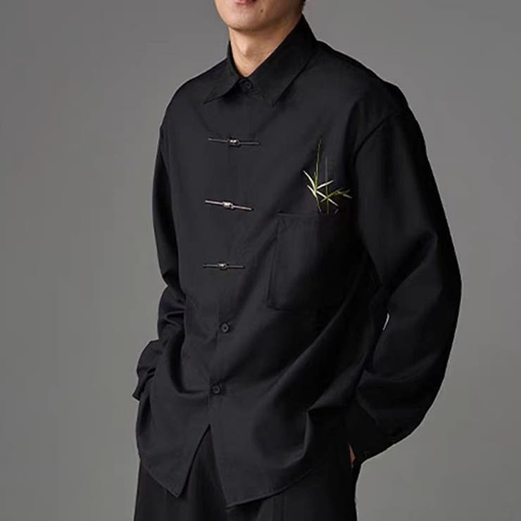 柄シャツ 刺繍 竹 | Decorative  | 詳細画像9 