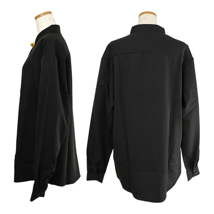 黒シャツ ワンポイント チャイナ風 | Decorative  | 詳細画像6 