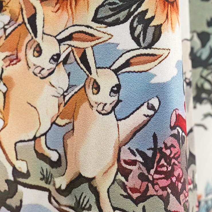 柄シャツ ウサギ柄 うさぎ | Decorative  | 詳細画像6 