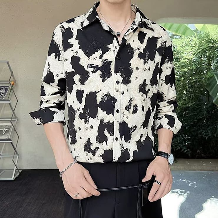 柄シャツ ペイント柄 ぼかし柄 | Decorative  | 詳細画像3 