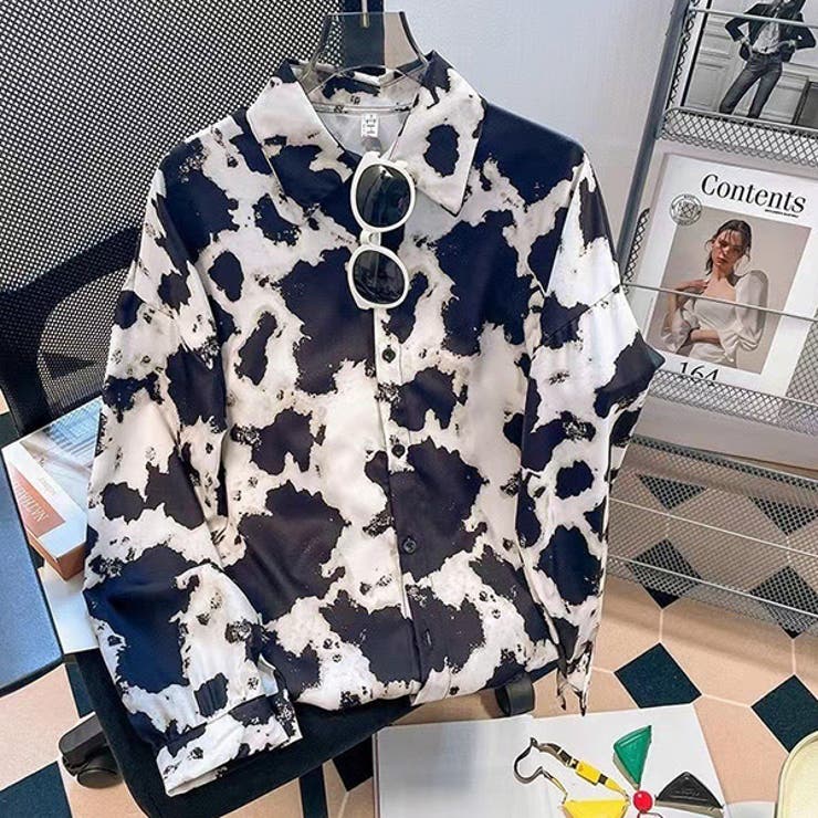 柄シャツ ペイント柄 ぼかし柄 | Decorative  | 詳細画像4 