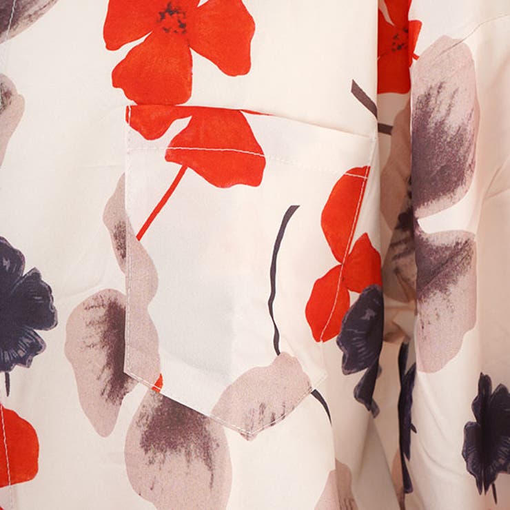 柄シャツ 花柄 はなびら柄 | Decorative  | 詳細画像6 