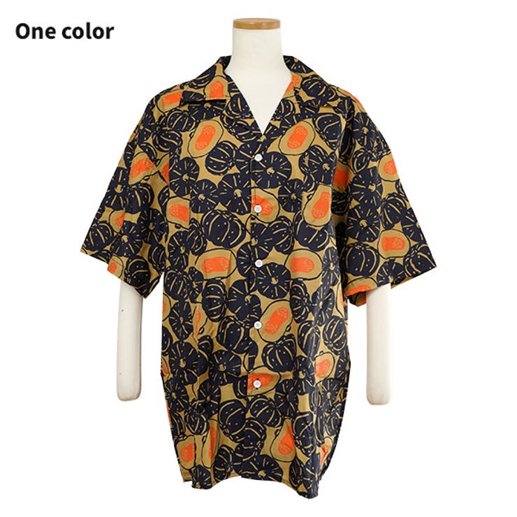 柄シャツ かぼちゃ柄 パンプキン柄 | Decorative  | 詳細画像7 