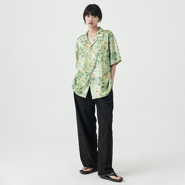 柄シャツ ボタニカル柄 植物柄 | Decorative  | 詳細画像3 