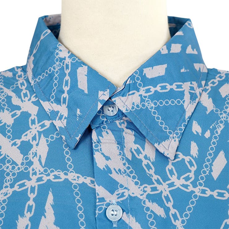 柄シャツ チェーン柄 鎖柄 | Decorative  | 詳細画像7 