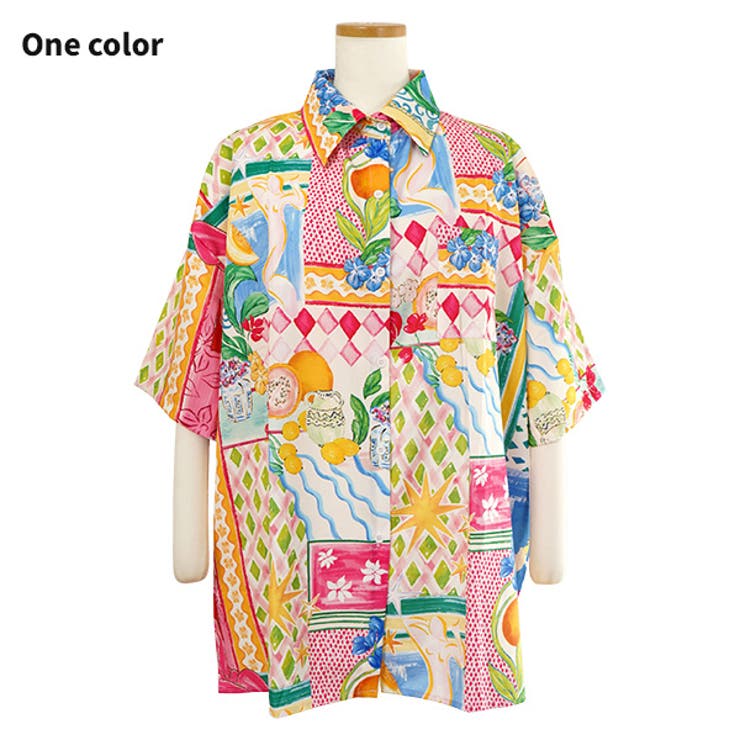 柄シャツ フルーツ柄 果物柄 | Decorative  | 詳細画像13 