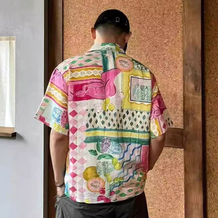 柄シャツ フルーツ柄 果物柄 | Decorative  | 詳細画像7 