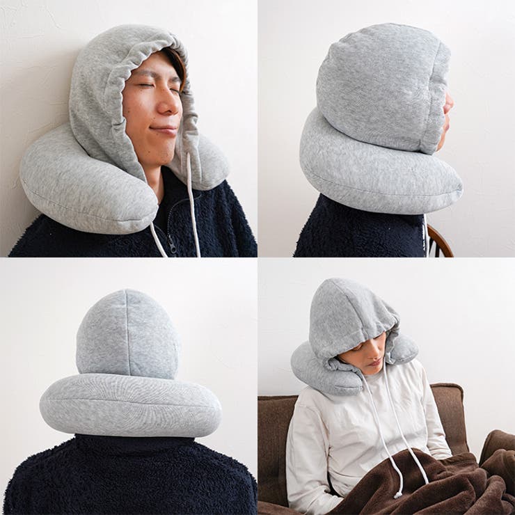 フード付き ネックピロー トラベルピロー | Decorative  | 詳細画像5 