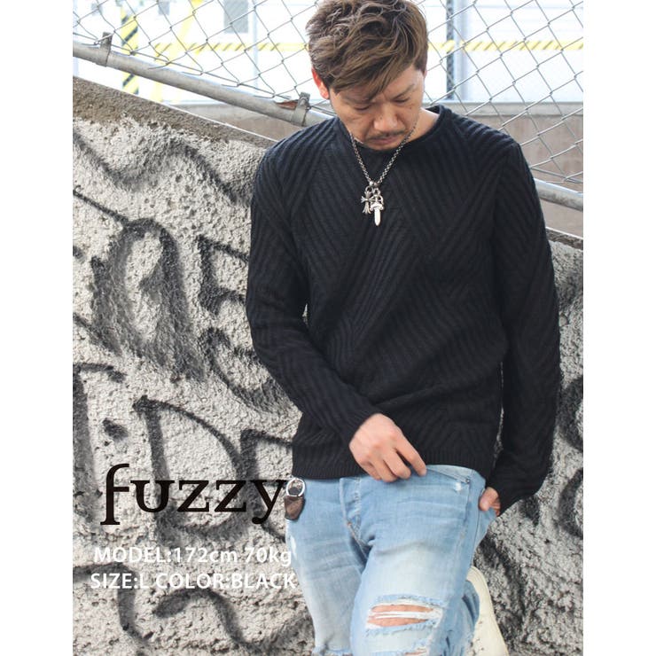 ジャガードニット ビター系 Bitter 品番 Fzym Fuzzy ファジー のメンズファッション 通販 Shoplist ショップリスト