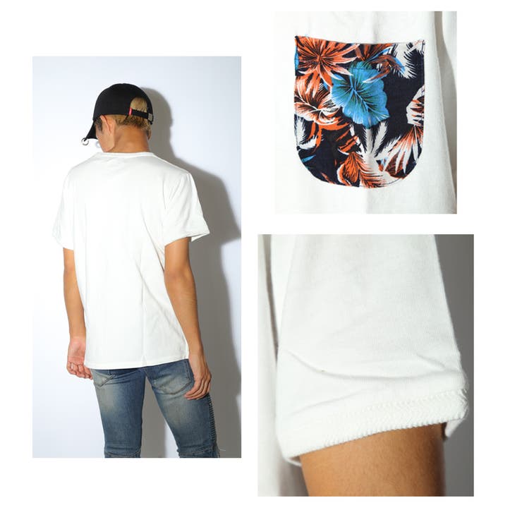 花柄ポケットtシャツ ビター系 Bitter 品番 Fzym Fuzzy ファジー のメンズファッション 通販 Shoplist ショップリスト