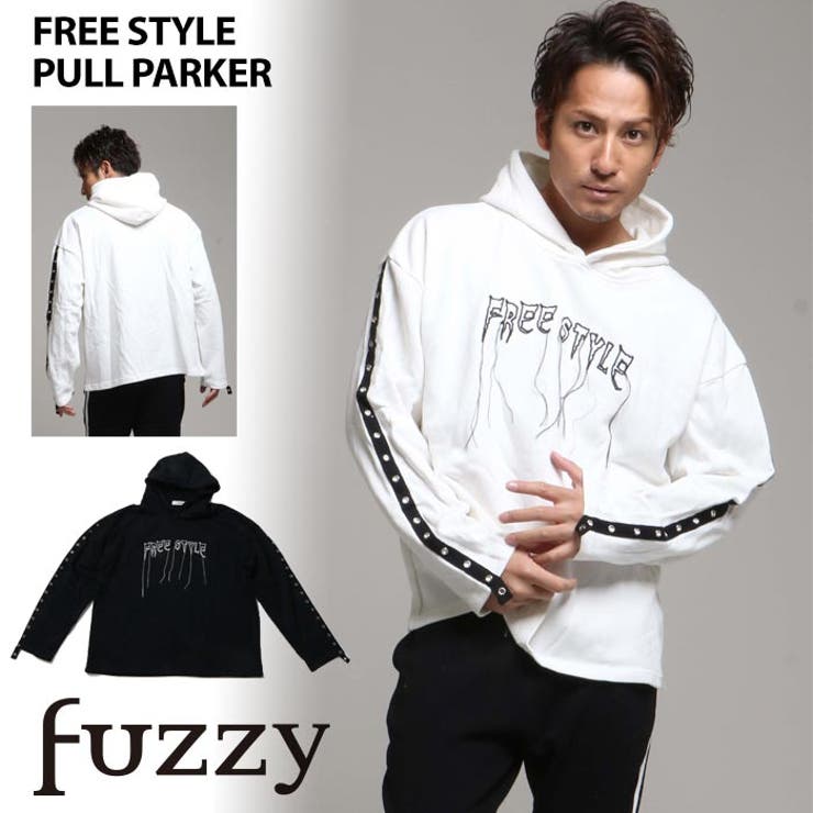 Free Style刺繍プルパーカー ビター系 品番 Fzym Fuzzy ファジー のメンズファッション通販 Shoplist ショップリスト