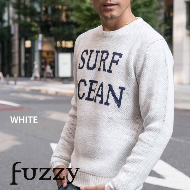Surf Oceanロゴクルーニット ビター系 Bitter 品番 Fzym Fuzzy ファジー のメンズファッション 通販 Shoplist ショップリスト