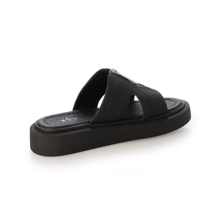 【25年春夏新作】軽量厚底 フロントジップ スライドサンダル | DEMETER | 詳細画像45 