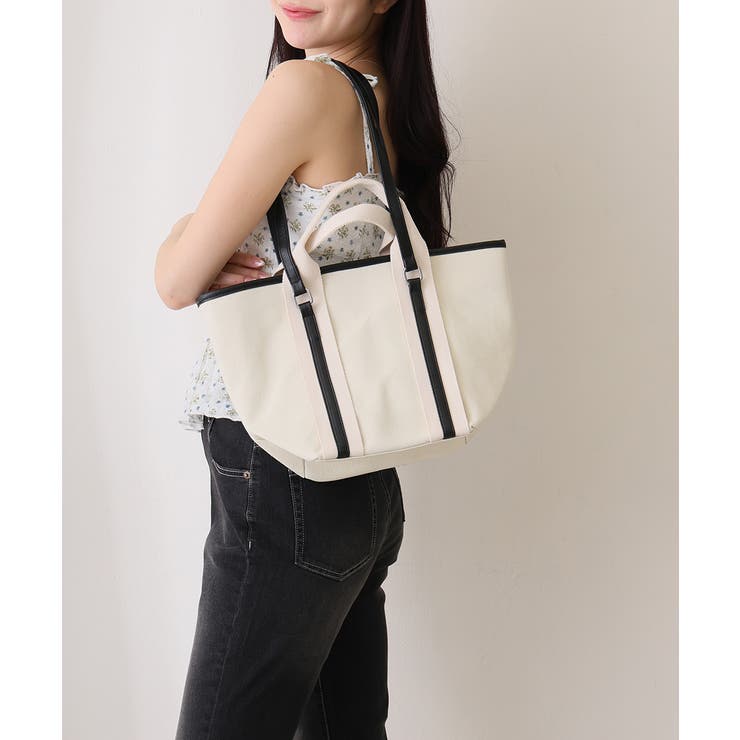 【26年春夏新作】2WAY 配色 キャンバストート | DEMETER | 詳細画像10 