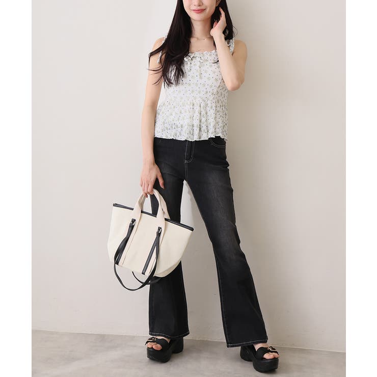 【26年春夏新作】2WAY 配色 キャンバストート | DEMETER | 詳細画像11 