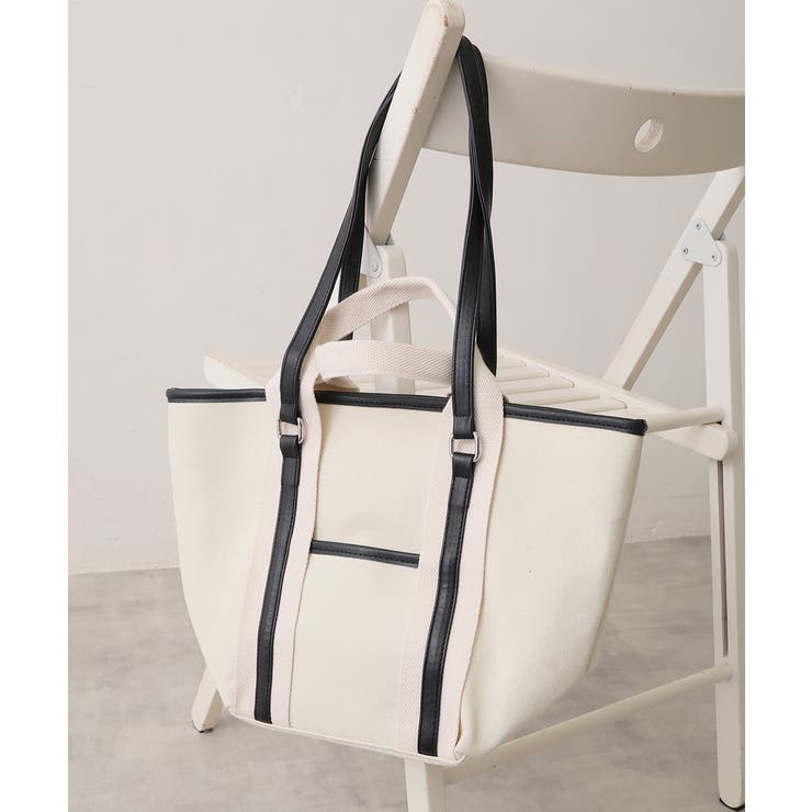 【26年春夏新作】2WAY 配色 キャンバストート | DEMETER | 詳細画像8 