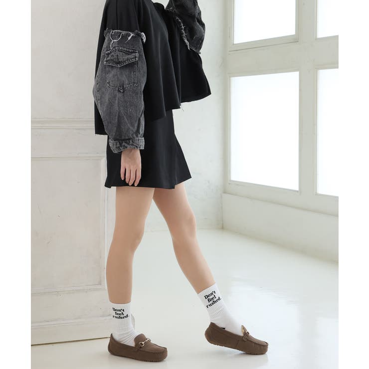 【24年秋冬再販】選べる3デザイン ボリュームファー モカシンシューズ | DEMETER | 詳細画像20 