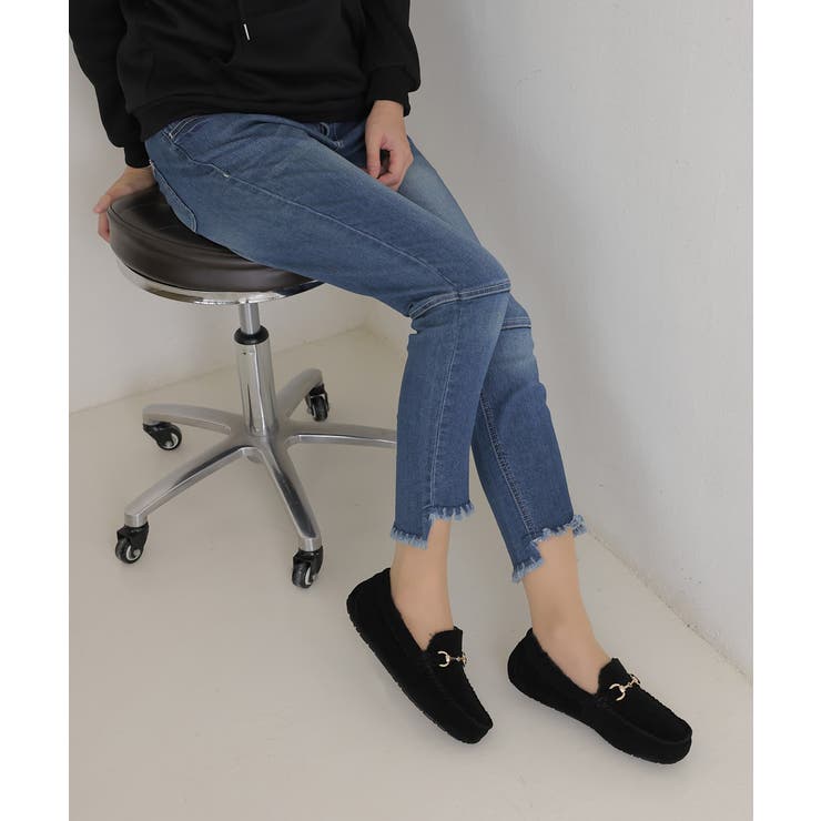 【24年秋冬再販】選べる3デザイン ボリュームファー モカシンシューズ | DEMETER | 詳細画像4 