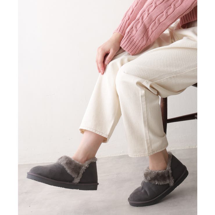 【25年秋冬再販】軽量 ボリュームファー アンクル ムートンブーツ | DEMETER | 詳細画像14 