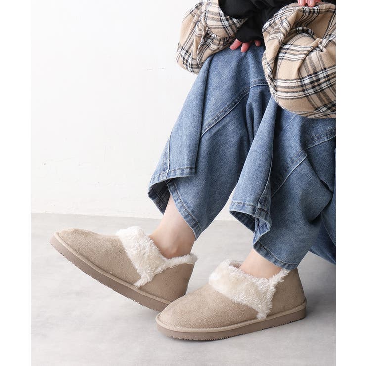 【25年秋冬再販】軽量 ボリュームファー アンクル ムートンブーツ | DEMETER | 詳細画像31 