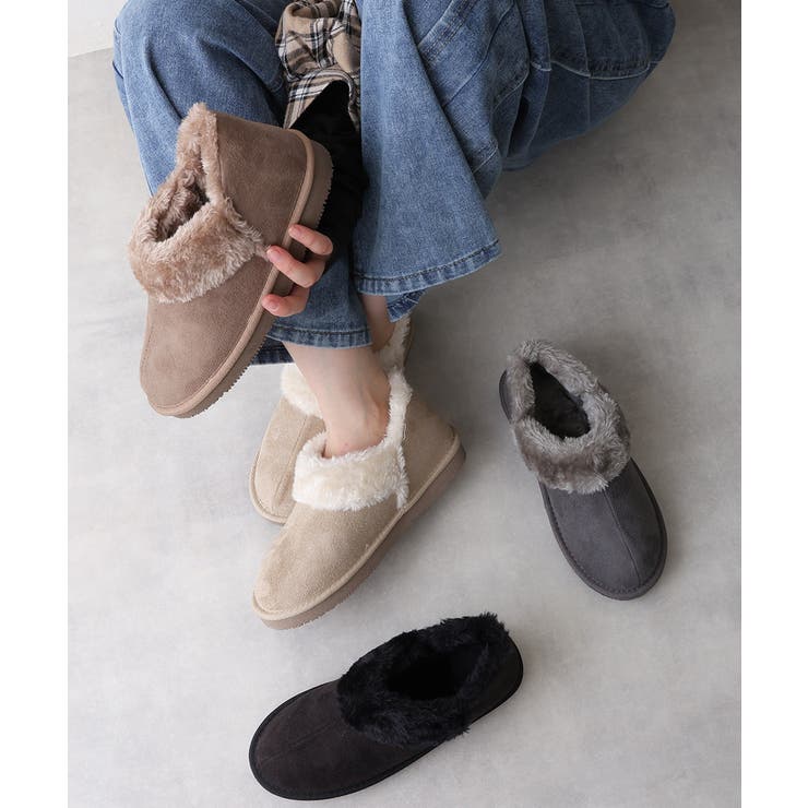 【25年秋冬再販】軽量 ボリュームファー アンクル ムートンブーツ | DEMETER | 詳細画像37 