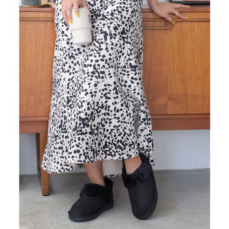 【25年秋冬再販】軽量 ボリュームファー アンクル ムートンブーツ | DEMETER | 詳細画像42 