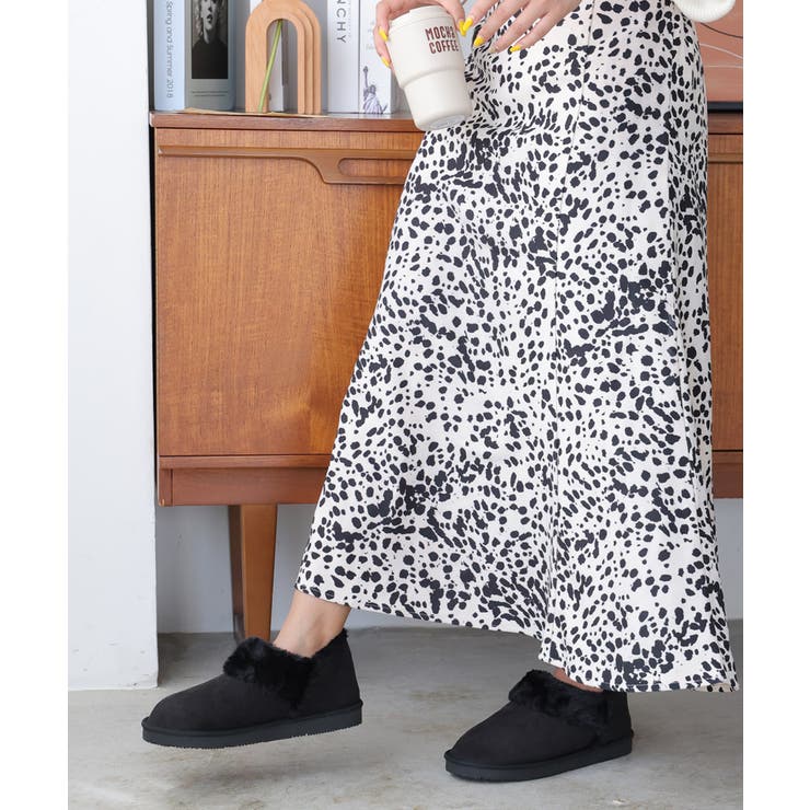 【25年秋冬再販】軽量 ボリュームファー アンクル ムートンブーツ | DEMETER | 詳細画像43 