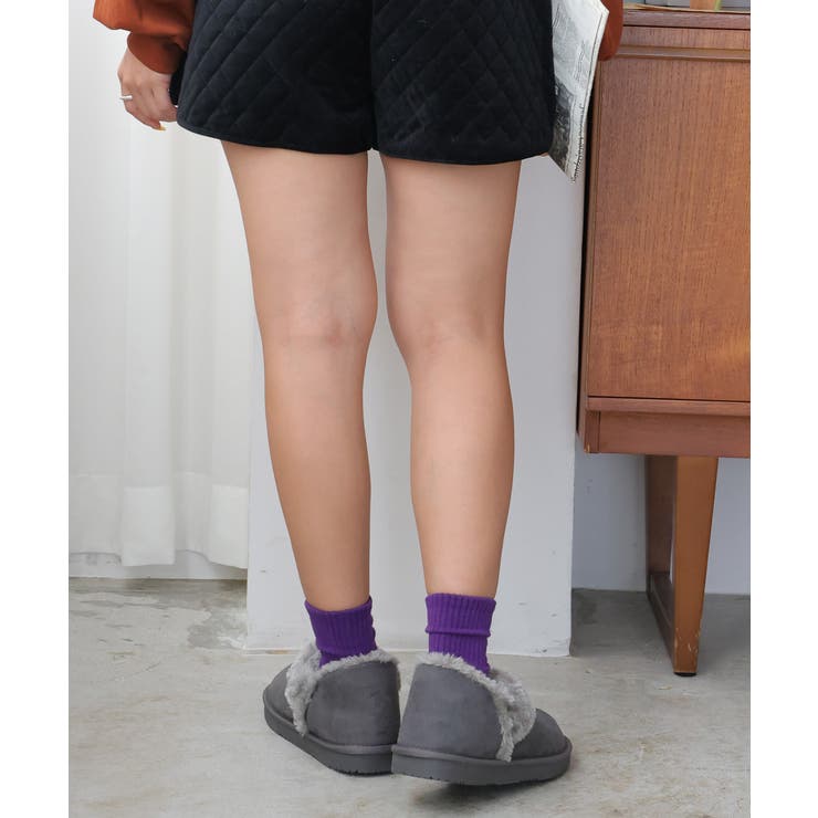 【25年秋冬再販】軽量 ボリュームファー アンクル ムートンブーツ | DEMETER | 詳細画像49 