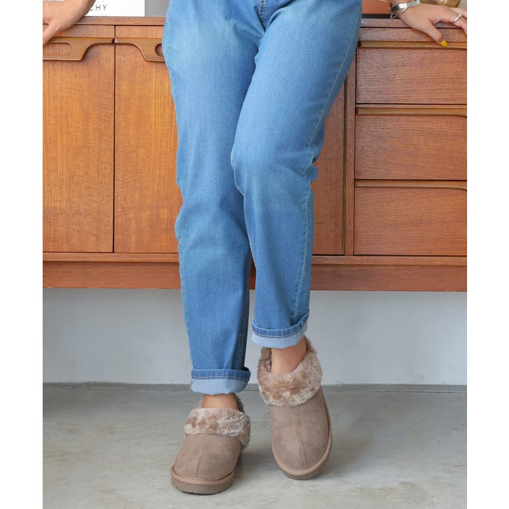 【25年秋冬再販】軽量 ボリュームファー アンクル ムートンブーツ | DEMETER | 詳細画像53 