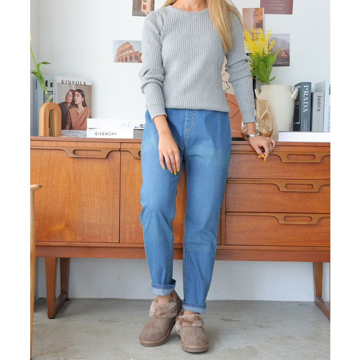 【25年秋冬再販】軽量 ボリュームファー アンクル ムートンブーツ | DEMETER | 詳細画像56 