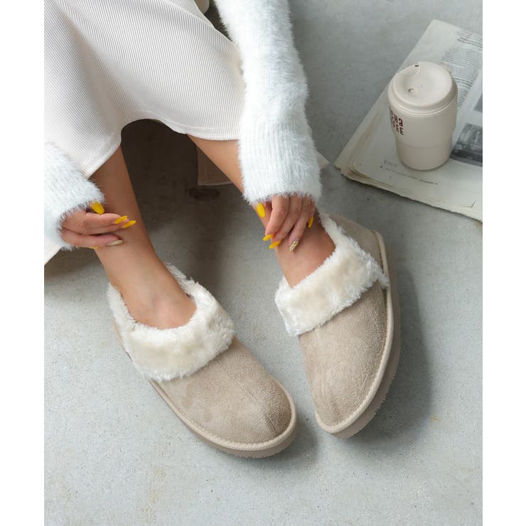 【25年秋冬再販】軽量 ボリュームファー アンクル ムートンブーツ | DEMETER | 詳細画像58 