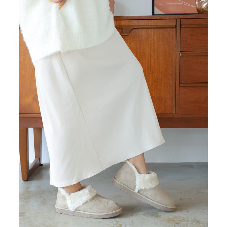 【25年秋冬再販】軽量 ボリュームファー アンクル ムートンブーツ | DEMETER | 詳細画像60 