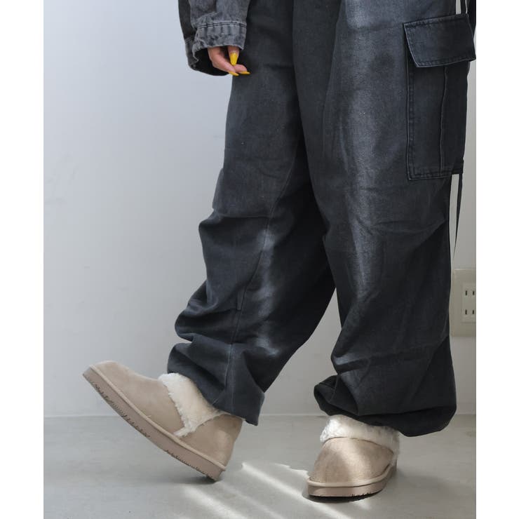 【25年秋冬再販】軽量 ボリュームファー アンクル ムートンブーツ | DEMETER | 詳細画像64 