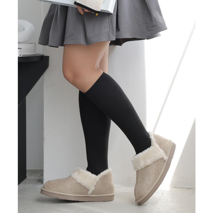 【25年秋冬再販】軽量 ボリュームファー アンクル ムートンブーツ | DEMETER | 詳細画像68 