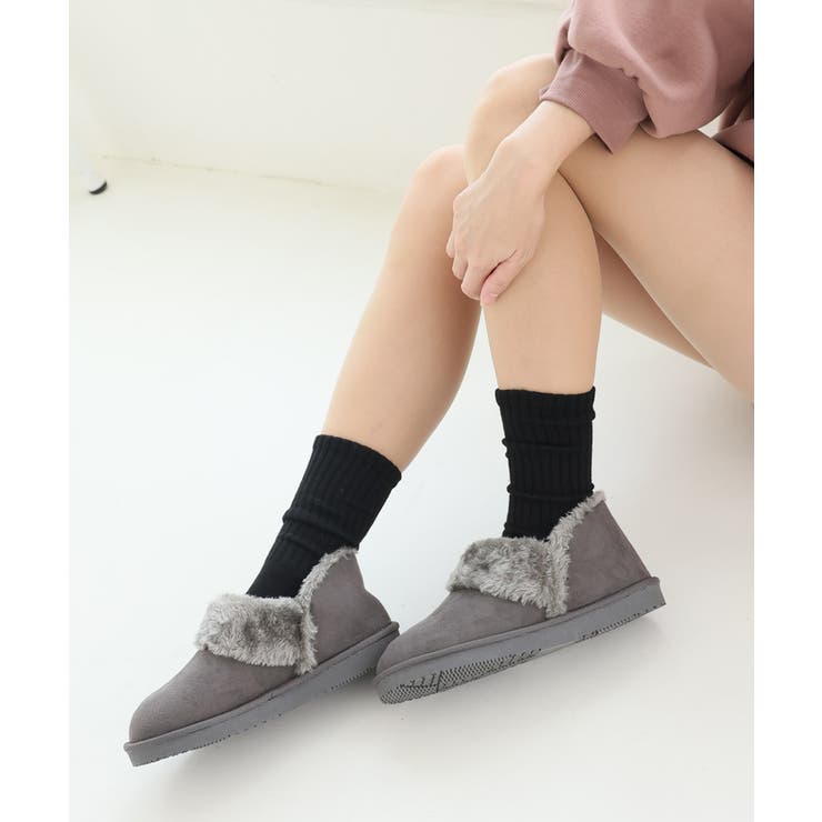 【25年秋冬再販】軽量 ボリュームファー アンクル ムートンブーツ | DEMETER | 詳細画像77 