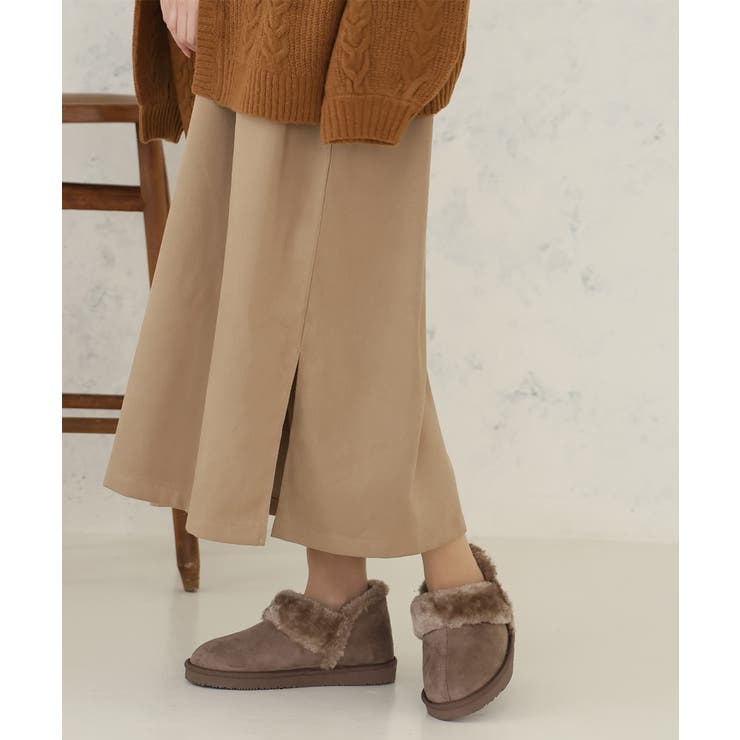 【25年秋冬再販】軽量 ボリュームファー アンクル ムートンブーツ | DEMETER | 詳細画像86 