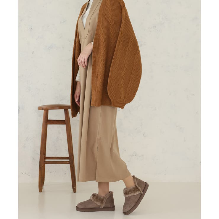 【25年秋冬再販】軽量 ボリュームファー アンクル ムートンブーツ | DEMETER | 詳細画像89 