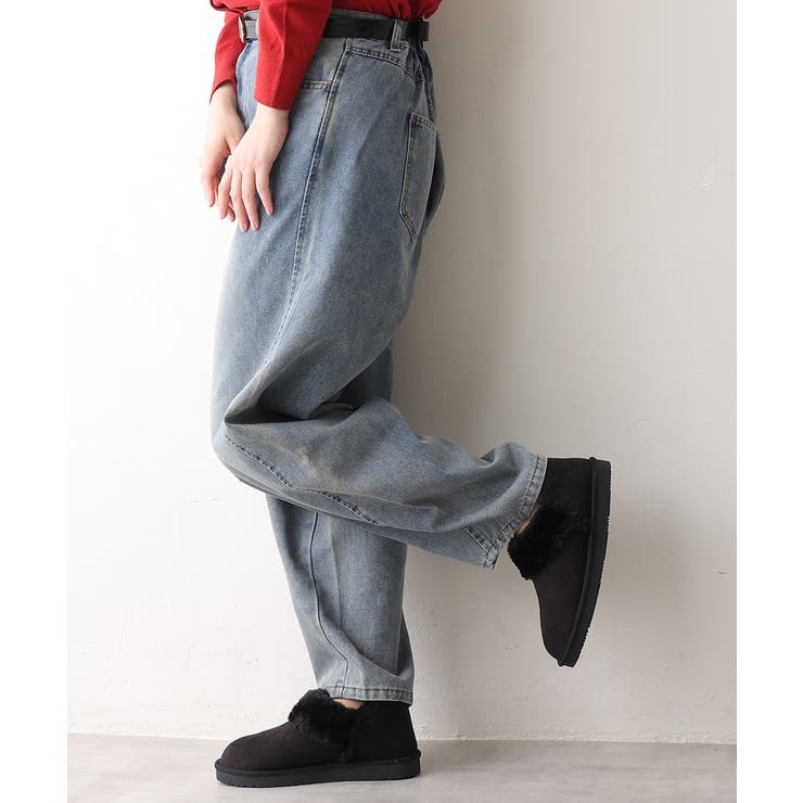 【25年秋冬再販】軽量 ボリュームファー アンクル ムートンブーツ | DEMETER | 詳細画像9 