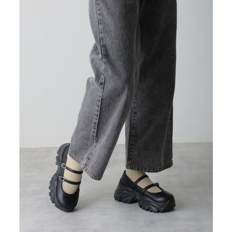 軽量厚底 プラットフォーム スニーカーライク | DEMETER | 詳細画像13 