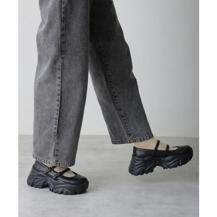 軽量厚底 プラットフォーム スニーカーライク | DEMETER | 詳細画像14 