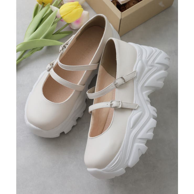 軽量厚底 プラットフォーム スニーカーライク | DEMETER | 詳細画像17 